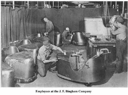 Employees at the J.F. Bingham Company